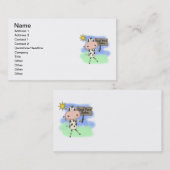 牛はより多くの本を読みました 名刺 (正面/裏面)