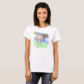 牛はより多くの本を読みました Tシャツ (正面フル)