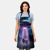 牛はエイリアンに出会う。 エプロン (着用した状態)