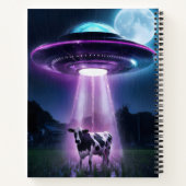 牛はエイリアンに出会う。 ノートブック (裏面)