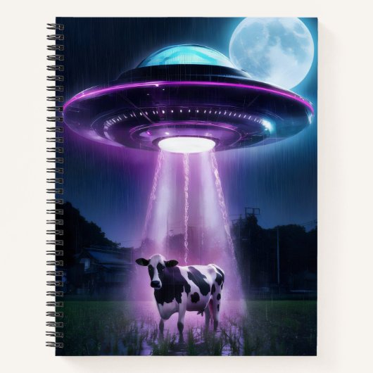 牛はエイリアンに出会う。 ノートブック (正面)