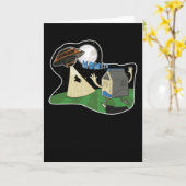 牛はエイリアン カード (黄色い花)