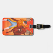 牛はジュアレズ州レッドケープでメキシコのマタドールを起訴 ラゲッジタグ (正面横)