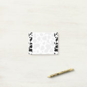 牛はパターン白黒アニマルプリントに斑点を付けます ポストイット (デスク上)