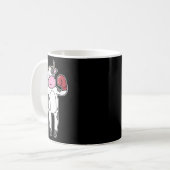 牛はボクシングをする コーヒーマグカップ (正面左)