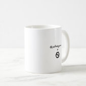 牛は友人食糧ではなく-マグです コーヒーマグカップ (正面右)