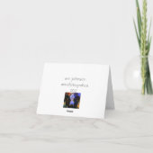 牛は家に帰ります カード (裏面)