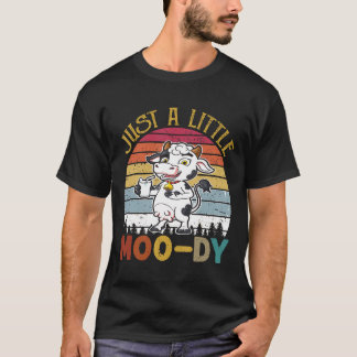 牛は小さなモーモー牛 Tシャツ