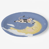 牛は月から飛び降りた ペーパープレート (アングル)