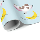 牛は月から飛び降りた ラッピングペーパー (ロールコーナー)