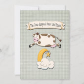 牛は月から飛び降りた 案内状 (正面)