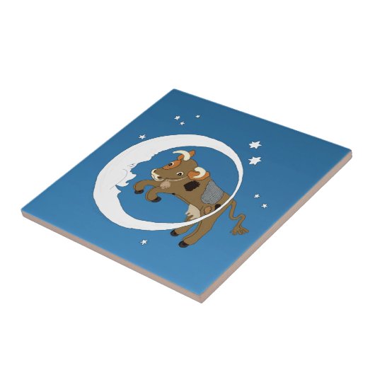 牛は月に跳ばれた タイル (側面)