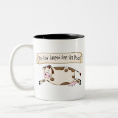 牛は月に跳ばれた ツートーンマグカップ (左)