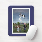 牛は月に跳ばれた マウスパッド (マウス)