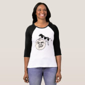 牛は月に跳ばれた Tシャツ (正面フル)