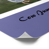 牛は月の上に飛び越えたプリントカスタマイズ-  ポスター (角)