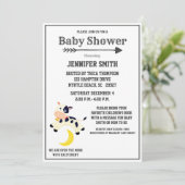 牛は月の子供部屋の赤ちゃんシャワーを飛び越えた 招待状 (スタンド正面)