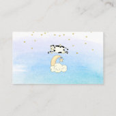 牛は月の男の子達に本を持って飛び越えた エンクロージャーカード (裏面)