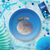 牛は月の紙プレートを飛び越えた ペーパープレート (パーティー)