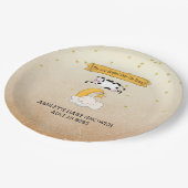 牛は月記のテーマを飛び越えた ペーパープレート (アングル)