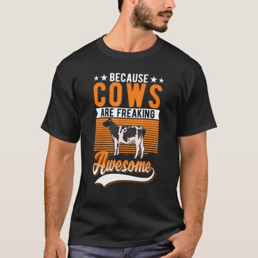牛は本当に最高だから Tシャツ (正面)