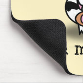 牛は私を幸せにさせます マウスパッド (コーナー)