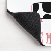 牛は私を幸せにさせます マウスパッド (コーナー)