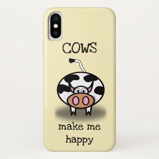 牛は私を幸せにさせます Case-Mate iPhoneケース (裏面)