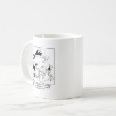 牛は証明を与えます コーヒーマグカップ (正面左)