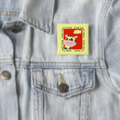 牛はMooのTシャツおよびギフトを言います 缶バッジ (インサイチュ)