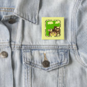 牛はMooのTシャツおよびギフトを言います 缶バッジ (インサイチュ)