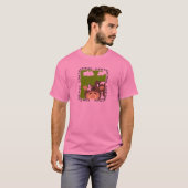 牛はMooのTシャツおよびギフトを言います Tシャツ (正面フル)