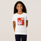 牛はMooのTシャツおよびギフトを言います Tシャツ (正面フル)