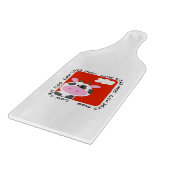 牛はMooを言います カッティングボード (角)