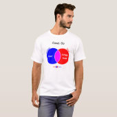 牛はTシャツ行きます Tシャツ (正面フル)