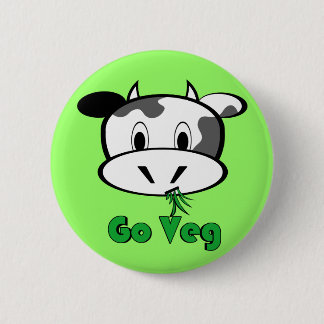 牛はVeg行きます 缶バッジ