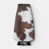 牛ひげ茶色の白いボトルクール ボトルクーラー (正面)