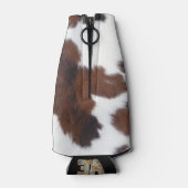 牛ひげ茶色の白いボトルクール ボトルクーラー (裏面)