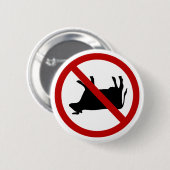 牛ひっくり返ること! 缶バッジ (正面&裏面)