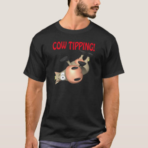 牛ひっくり返ること Tシャツ
