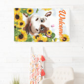 牛ひまわりファームへようこそ 横断幕 (インサイチュ)