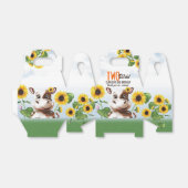 牛ひまわり女の子2歳の誕生日 フェイバーボックス (折り畳みなし)