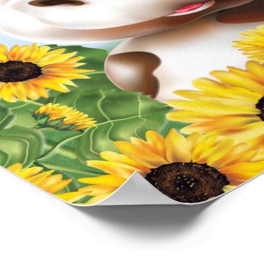 牛ひまわり農場 ポスター (角)