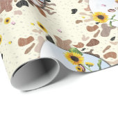 牛ひまわり農場 ラッピングペーパー (ロールコーナー)