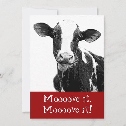 牛までダンスは家庭のバチェロレッテを来ます 招待状 (正面)