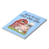 牛まで読書は「家に帰ります ノートパッド (回転)