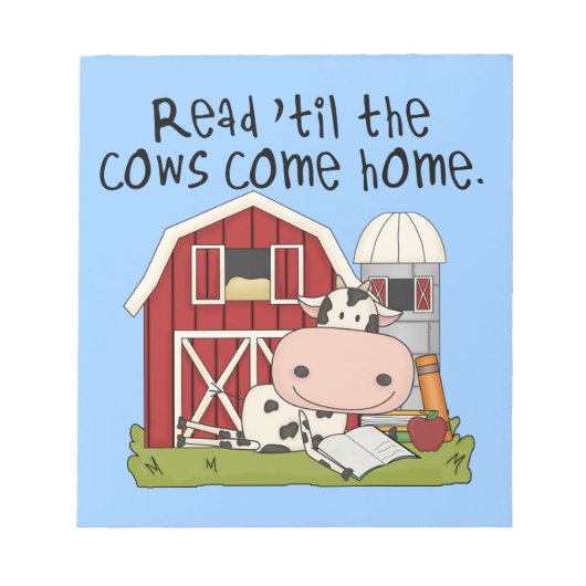 牛まで読書は「家に帰ります ノートパッド (正面)
