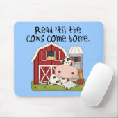 牛まで読書は「家に帰ります マウスパッド (マウス)