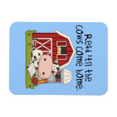 牛まで読書は「家に帰ります マグネット (横)
