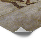 牛やガゼルを伴う行列 ポスター (角)